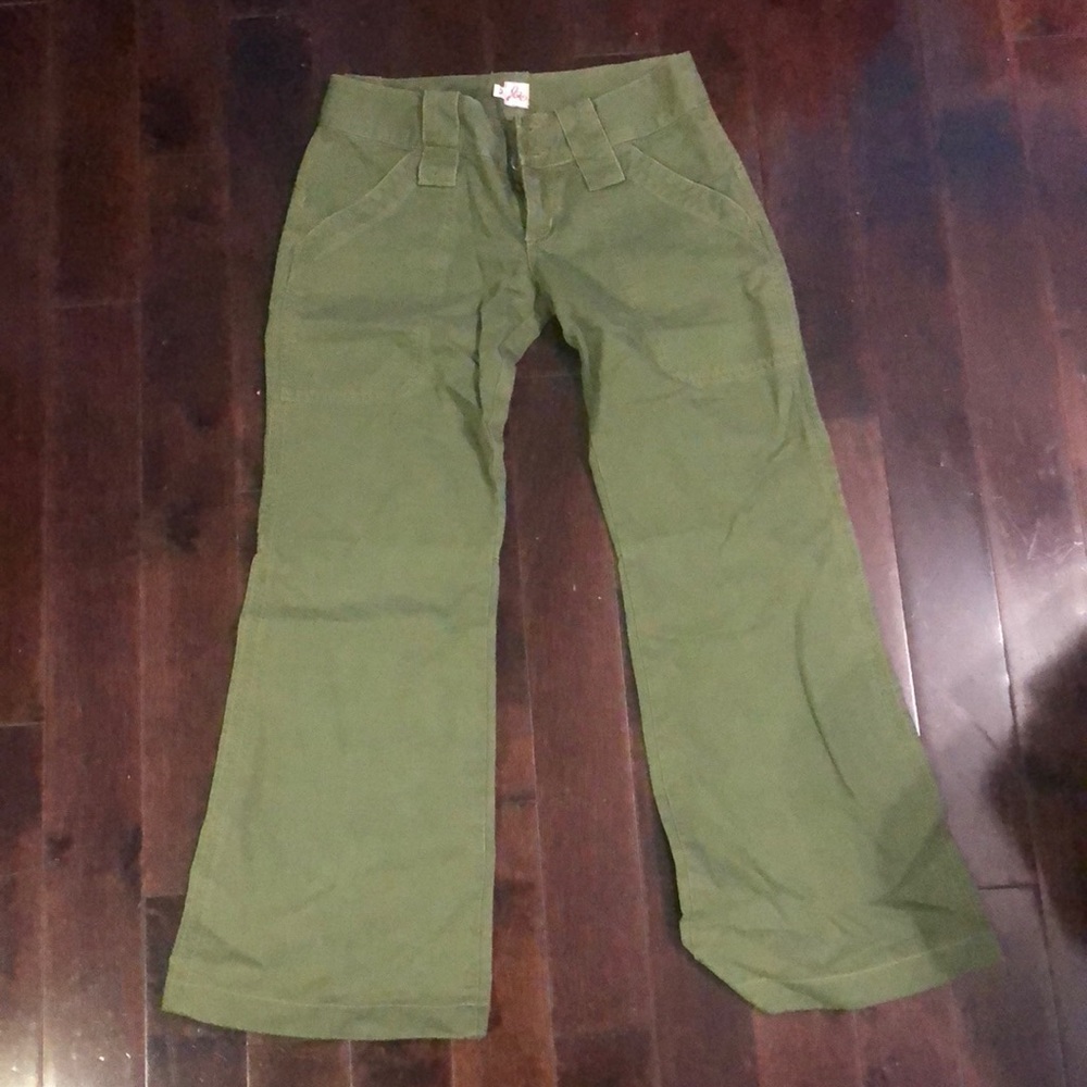 NWOT Joie green Jeans Flare Legs size 25